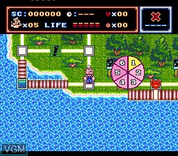 In-game screen of the game Popeye - Ijiwaru Majo Sea Hag no Maki on Nintendo Super NES