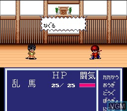 In-game screen of the game Ranma 1/2 - Akanekodan Teki Hihou on Nintendo Super NES