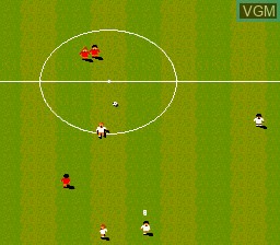 In-game screen of the game International Sensible Soccer - World Champions - Limited Edition on Nintendo Super NES