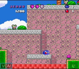 In-game screen of the game Smart Ball on Nintendo Super NES