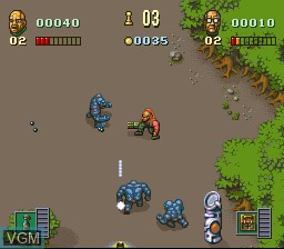 In-game screen of the game Soldiers of Fortune on Nintendo Super NES