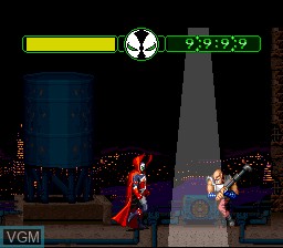 In-game screen of the game Spawn - The Video Game on Nintendo Super NES