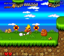 In-game screen of the game Speedy Gonzales - Los Gatos Bandidos on Nintendo Super NES