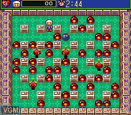 In-game screen of the game Super Bomberman 5 on Nintendo Super NES