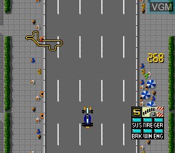 In-game screen of the game Super F1 Circus on Nintendo Super NES