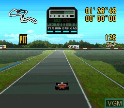 In-game screen of the game Super F1 Circus 2 on Nintendo Super NES