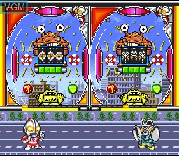 In-game screen of the game Super Pachinko Taisen on Nintendo Super NES
