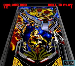 In-game screen of the game Super Pinball II - The Amazing Odyssey on Nintendo Super NES