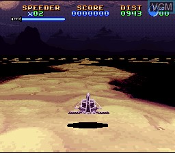 In-game screen of the game Super Star Wars - Return of the Jedi on Nintendo Super NES