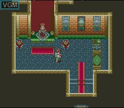 In-game screen of the game Sword World SFC 2 - Inishie no Kyojin Densetsu on Nintendo Super NES