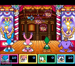 In-game screen of the game Tiny Toon Adventures - Wacky Sports Challenge on Nintendo Super NES