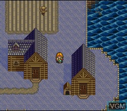 In-game screen of the game Aretha II - Ariel no Fushigi na Tabi on Nintendo Super NES