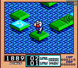 In-game screen of the game Bombuzal on Nintendo Super NES