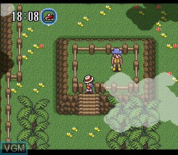 In-game screen of the game BS Marvelous - Camp Arnold Course - Dai-3-shuu on Nintendo Super NES
