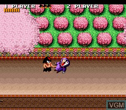 In-game screen of the game CB Chara Wars - Ushinawareta Gag on Nintendo Super NES