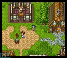 In-game screen of the game Dragon Quest VI - Maboroshi no Daichi on Nintendo Super NES