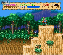 In-game screen of the game Hook on Nintendo Super NES