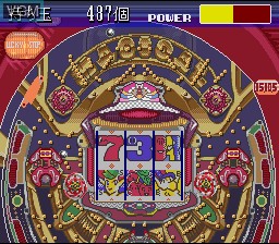 In-game screen of the game Kyouraku - Sanyo - Toyomaru Parlor! Parlor! 4 CR on Nintendo Super NES