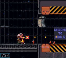 In-game screen of the game Metal Warriors on Nintendo Super NES