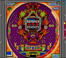 In-game screen of the game Pachinko Challenger on Nintendo Super NES