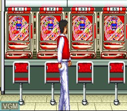 In-game screen of the game Pachinko Maruhi Hisshouhou on Nintendo Super NES