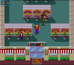 In-game screen of the game Pachinko Wars on Nintendo Super NES