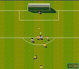 In-game screen of the game International Sensible Soccer - World Champions - Limited Edition on Nintendo Super NES