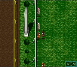 In-game screen of the game Shin Ikkaku Senkin on Nintendo Super NES