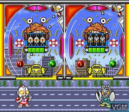 In-game screen of the game Super Pachinko Taisen on Nintendo Super NES