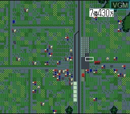 In-game screen of the game AIII S.V. - A-Ressha de Ikou 3 Super Version on Nintendo Super NES