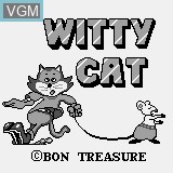 Title screen of the game Witty Cat on Watara Supervision