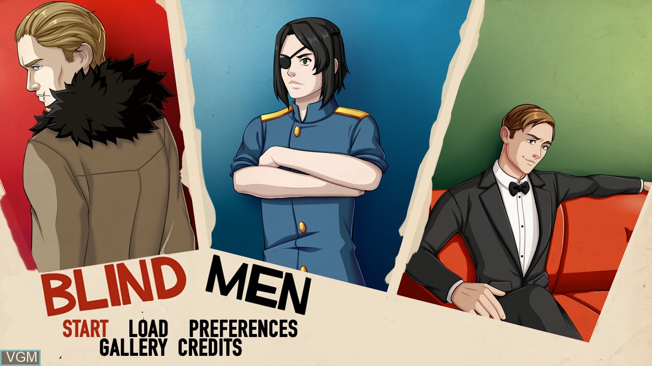 Title screen of the game Blind Men on Switch