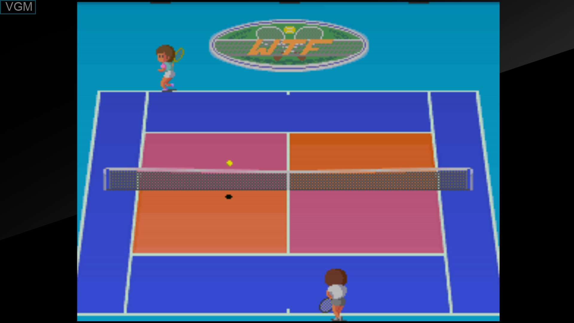 In-game screen of the game Arcade Archives PRO TENNIS WORLD COURT on Switch