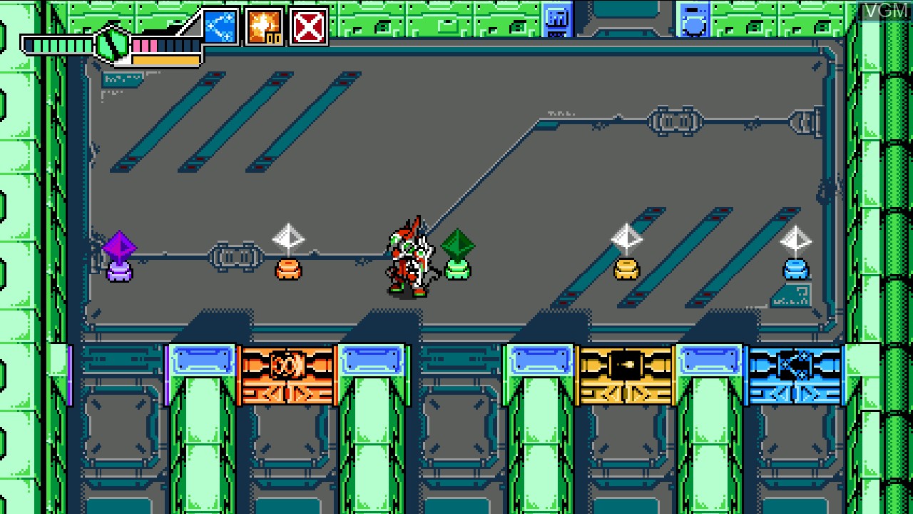 In-game screen of the game Blaster Master Zero 3 on Switch