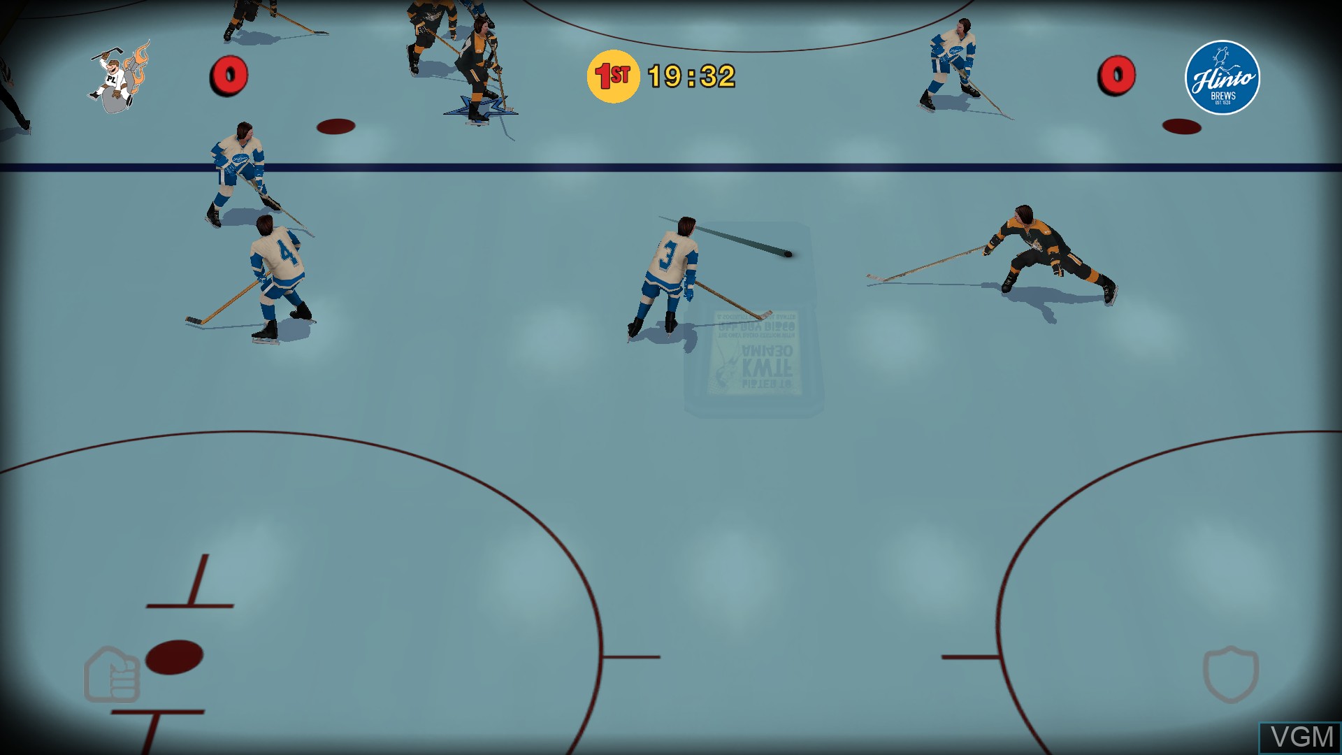 In-game screen of the game Bush Hockey League on Switch