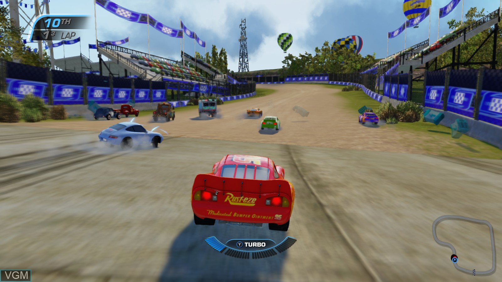 In-game screen of the game Cars 3 Driven to Win on Switch