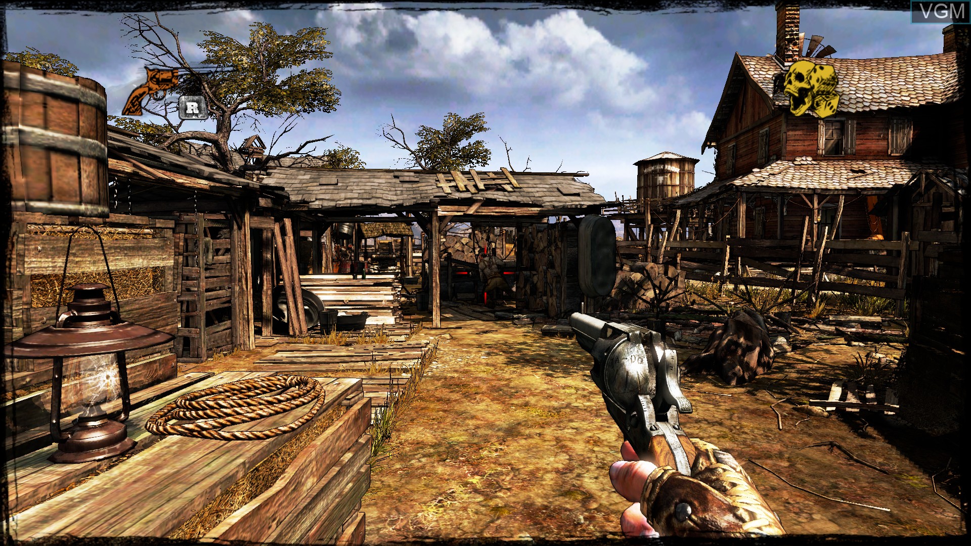 In-game screen of the game Call of Juarez Gunslinger on Switch