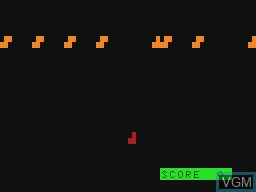 In-game screen of the game Ducshoot on Tandy MC10