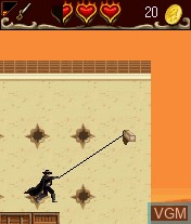 In-game screen of the game Legend of Zorro, The on Mobile phone