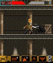 In-game screen of the game Batman Begins on Mobile phone