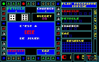 Menu screen of the game Compilation Jeux 26 on Thomson TO8