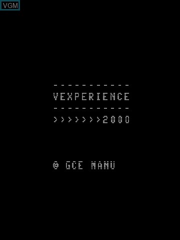 Title screen of the game Vexperience - B.E.T.H. & Vecsports Boxing by Manu on MB Vectrex
