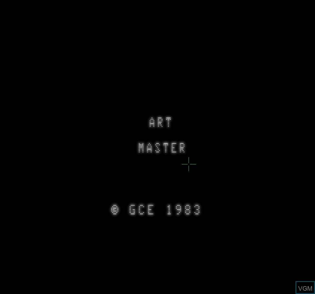 Title screen of the game Art Master on MB Vectrex