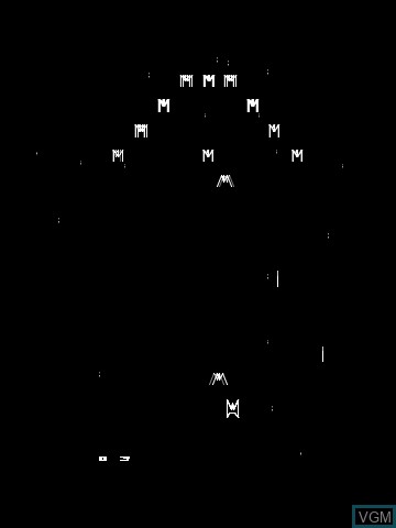 In-game screen of the game Birds of Prey by John Dondzila on MB Vectrex