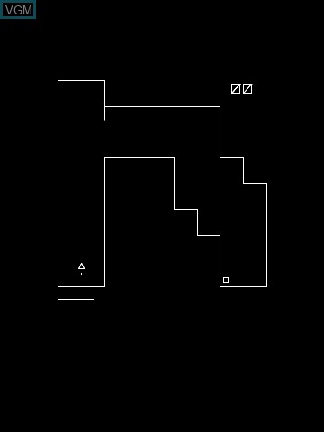 In-game screen of the game Nona3 by Manu on MB Vectrex