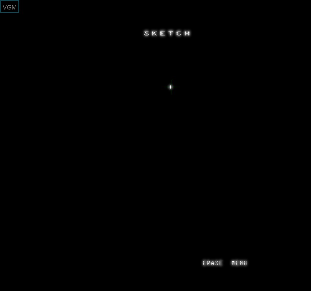 In-game screen of the game Art Master on MB Vectrex