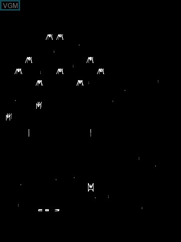 In-game screen of the game Birds of Prey by John Dondzila on MB Vectrex