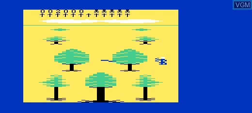 In-game screen of the game Robin Hood on Commodore Vic-20