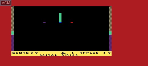 In-game screen of the game Turmoil on Commodore Vic-20