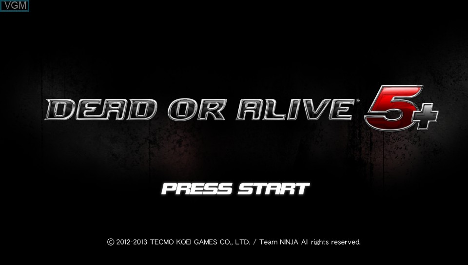 Dead or Alive 5 Plus for Sony PS Vita - The Video Games Museum